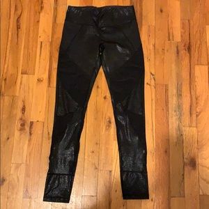 Zobha snakeskin leggings sample size small